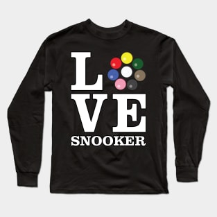 Love Snooker Long Sleeve T-Shirt